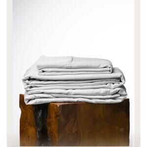 Olive Crate 100% Eucalyptus TENCEL Cooling - SPLIT KING Sheet Set 5pc Grey Mist